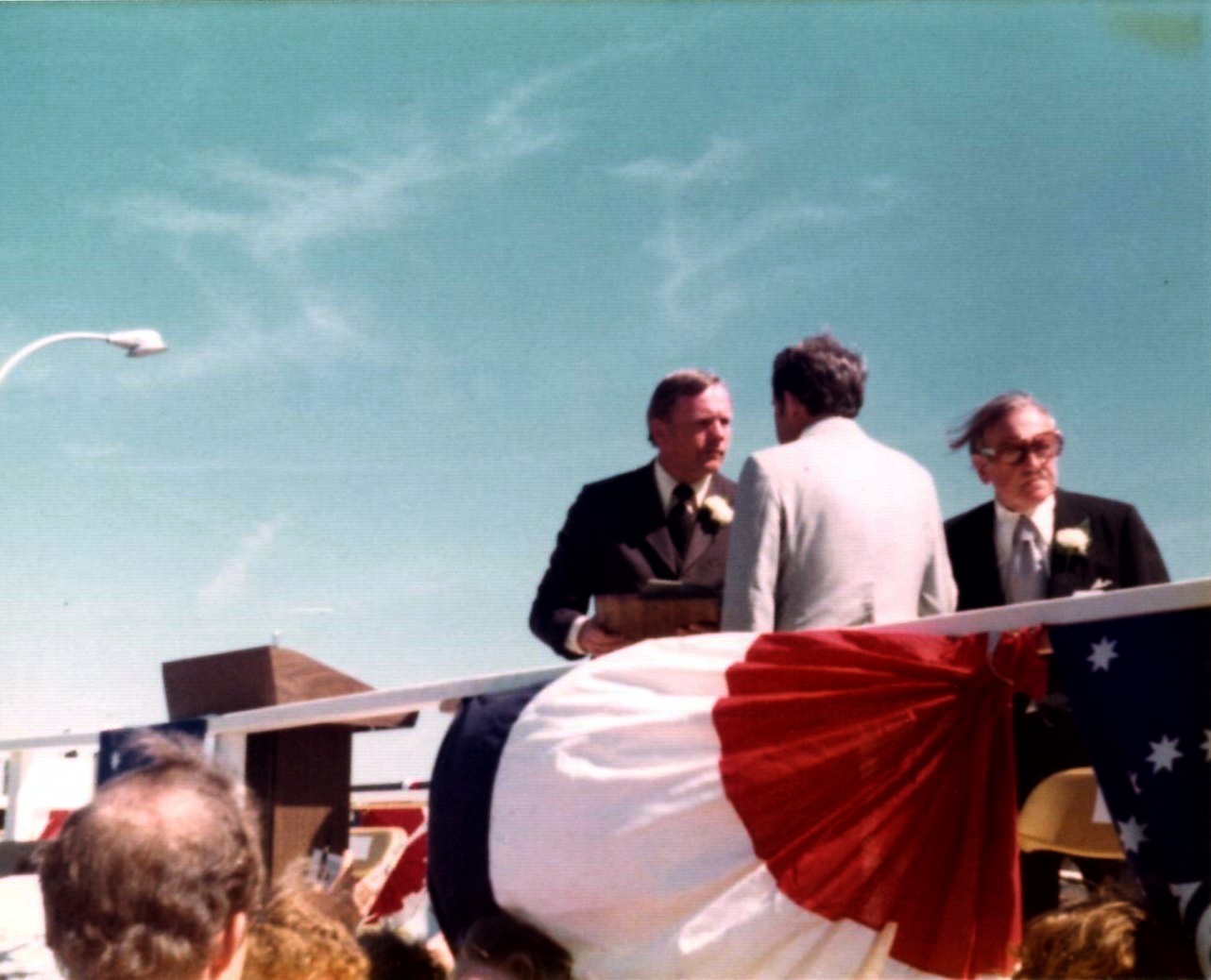 19760912 Toledo Express Airport Terminal Dedication - Neil Armstrong - confer