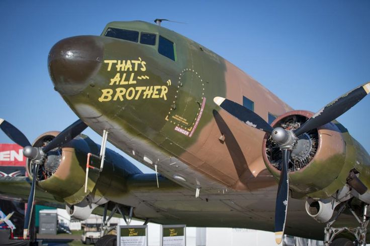 C47 'Thats All Brother' led on D-Day, David Stephen Watts in honorary flight log on 6-6-2019