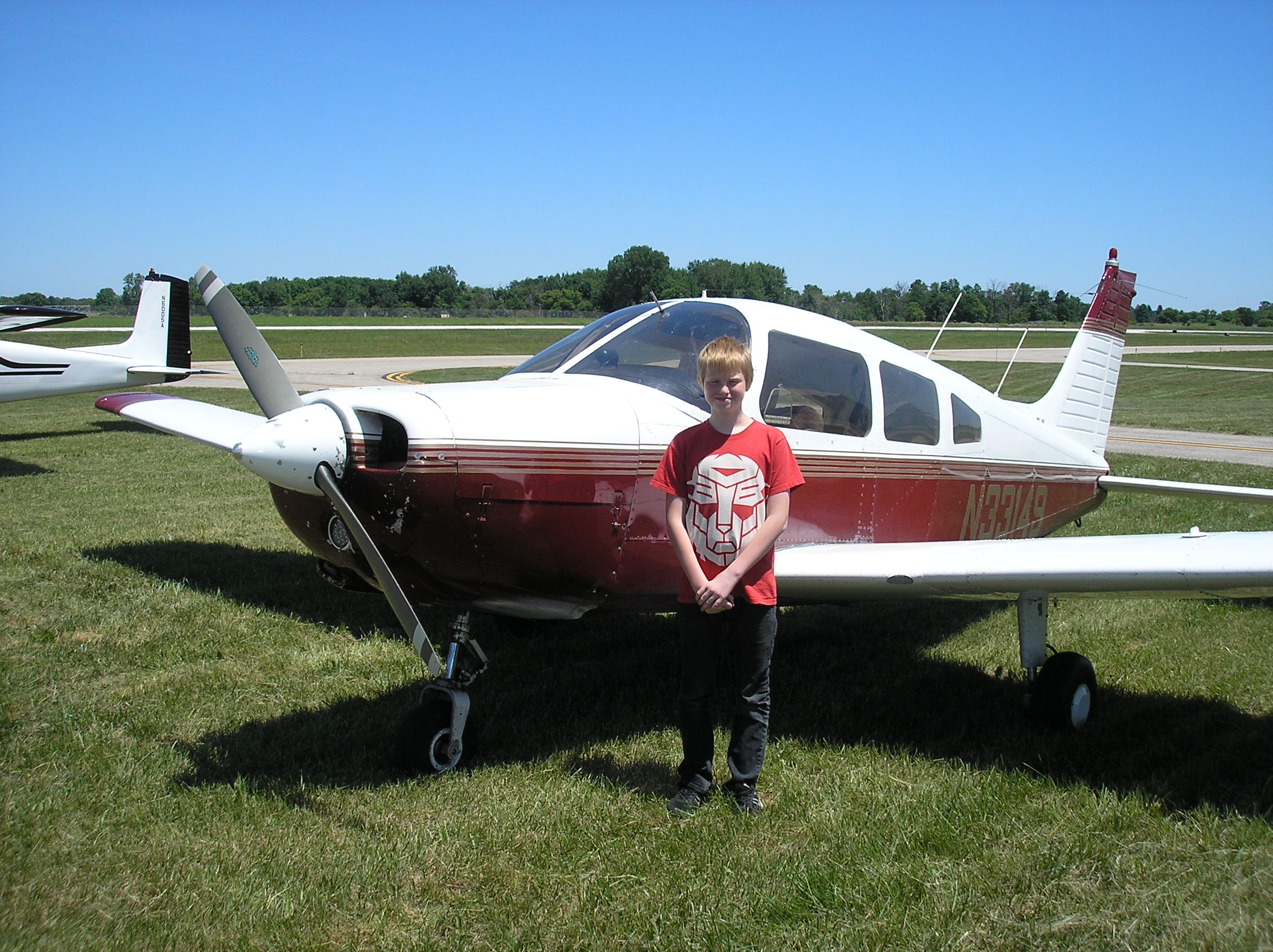 David Sawyer's 1st logged hours plane