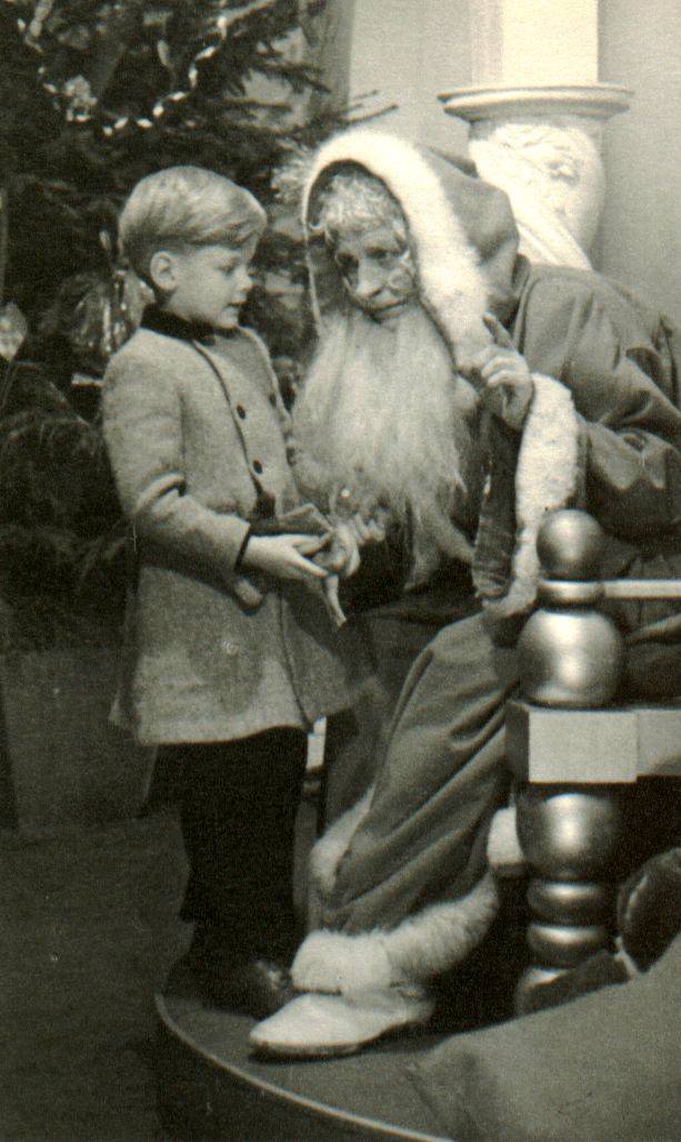 David Stephen Watts with Santa