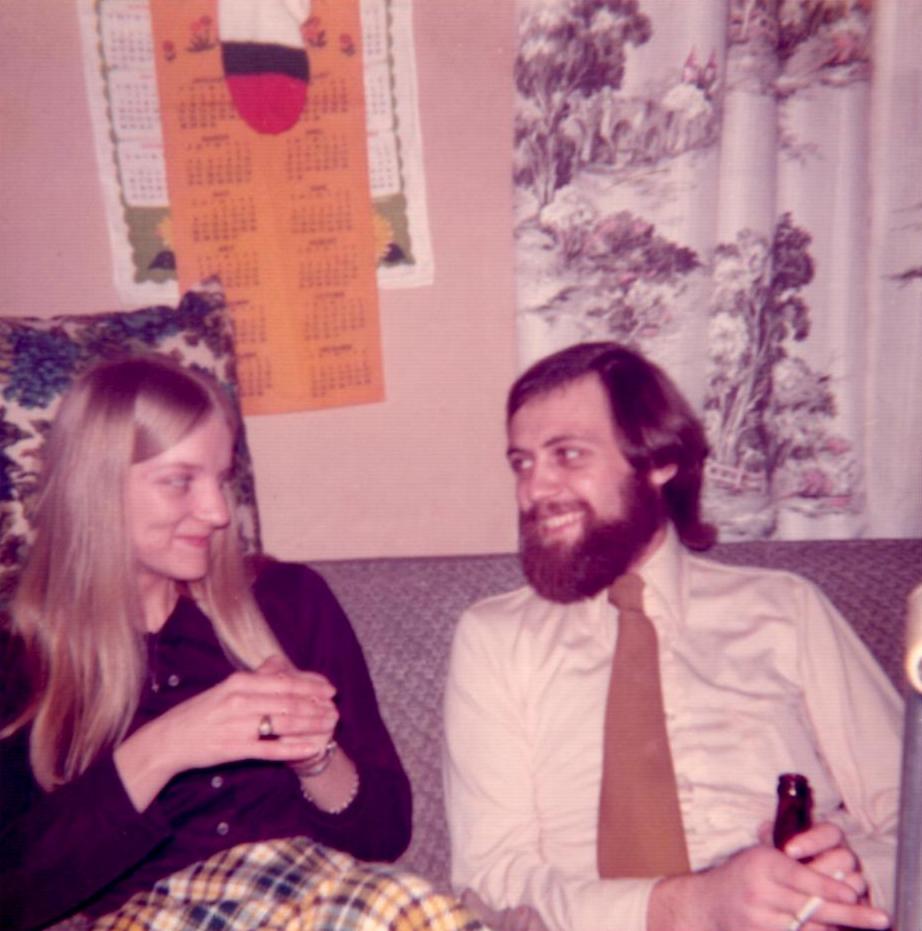 Deb Miller and Dennis Fletcher, December, 1972