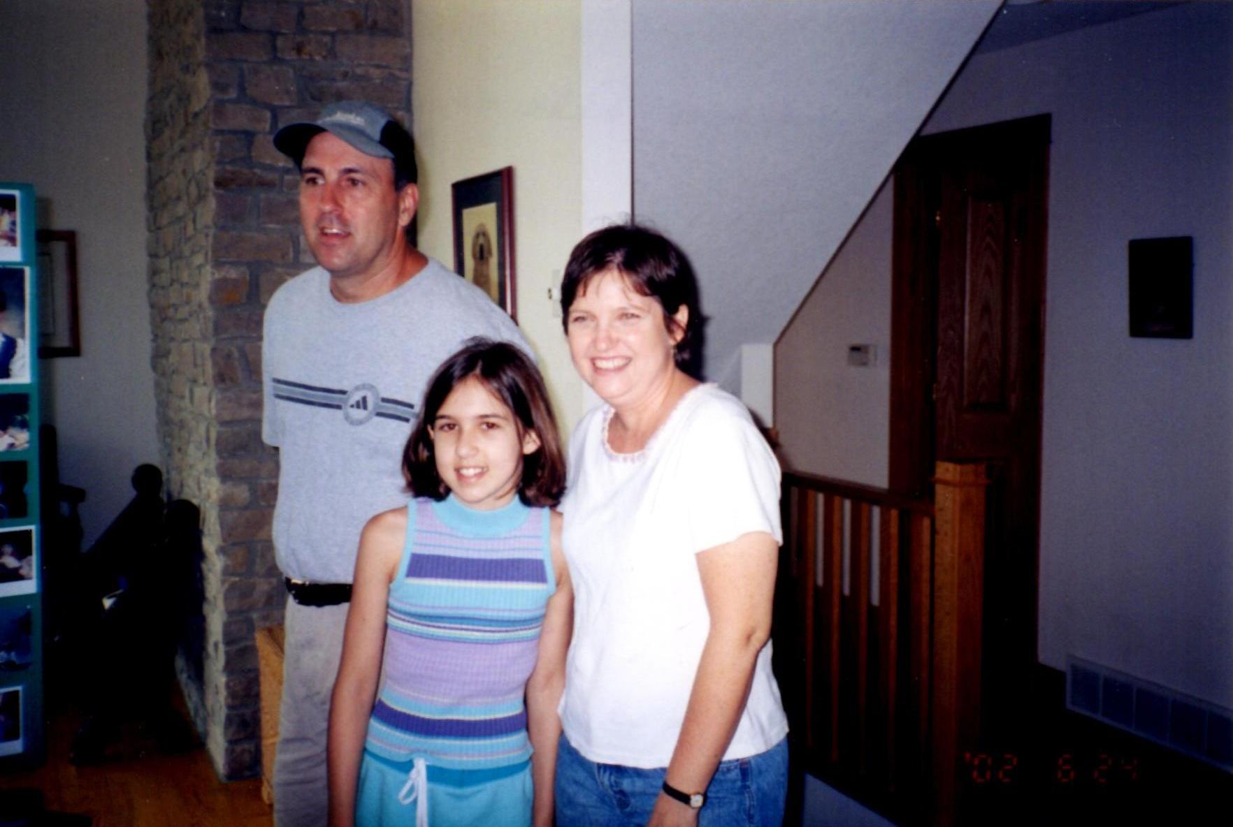 Joe, Rebecca, and Susan Zabowski, 2002