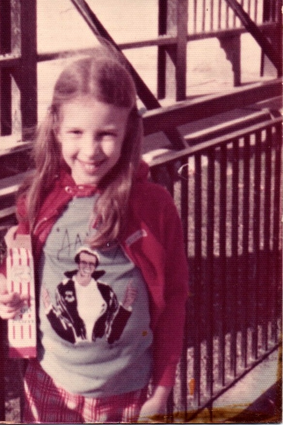 Katherine Watts with Fonz Tee Shirt, April, 1976