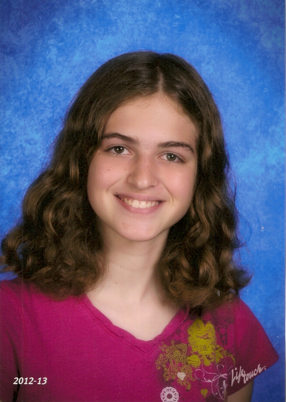 Sarah Louise Sawyer, school, 2012-13, Lifetouch