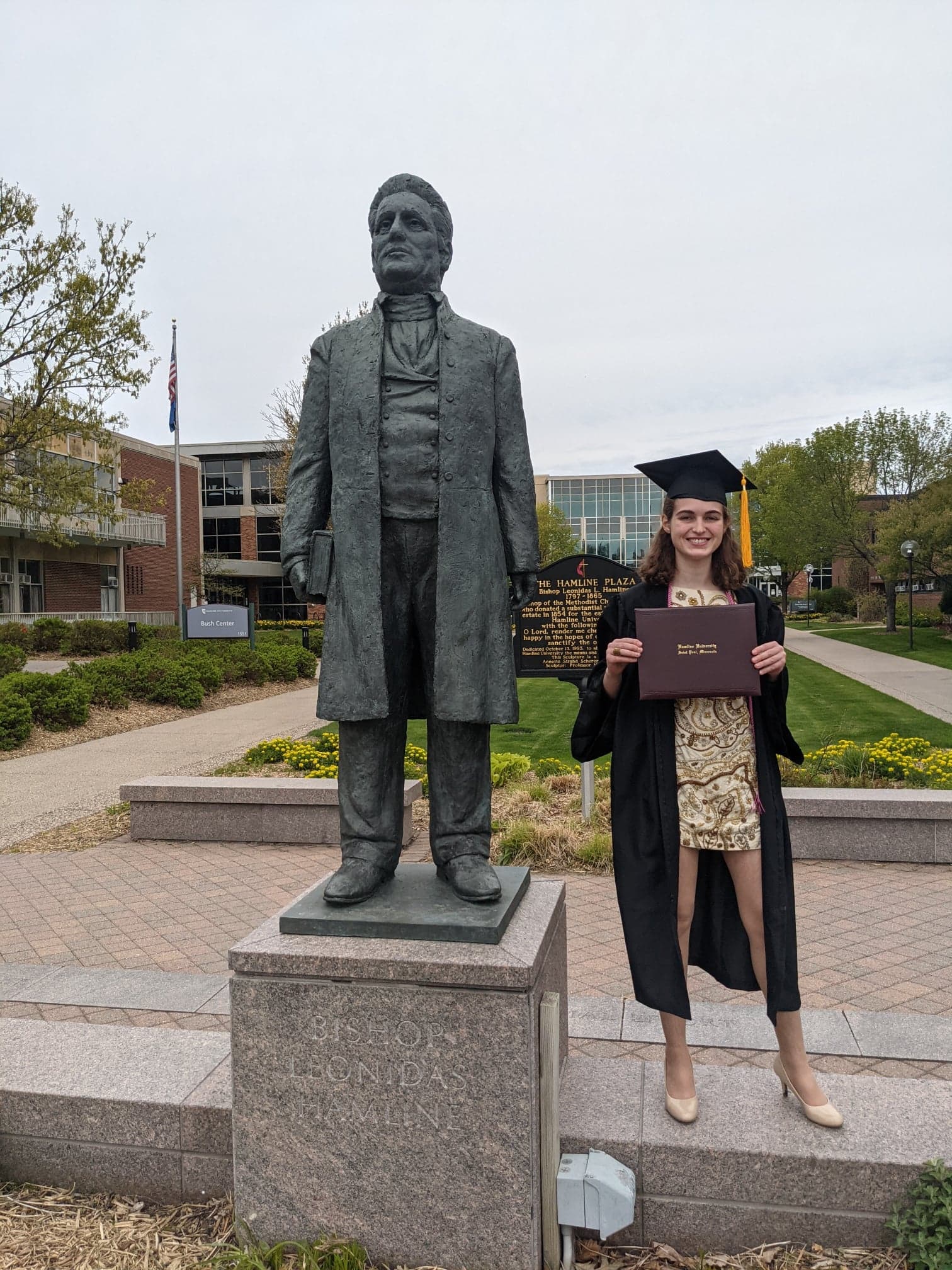 Sarah Sawyer Hamline Commencement, 2021, image 016