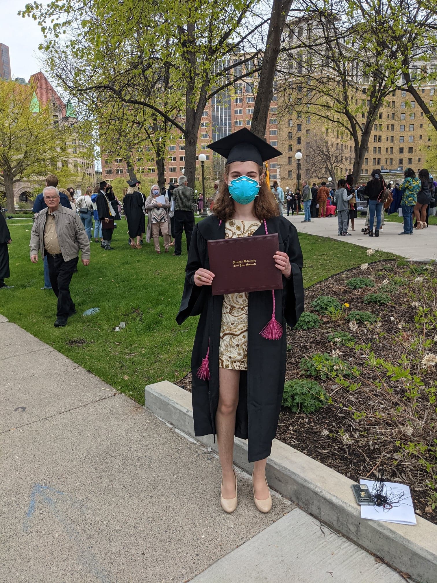 Sarah Sawyer Hamline Commencement, 2021, image 0171