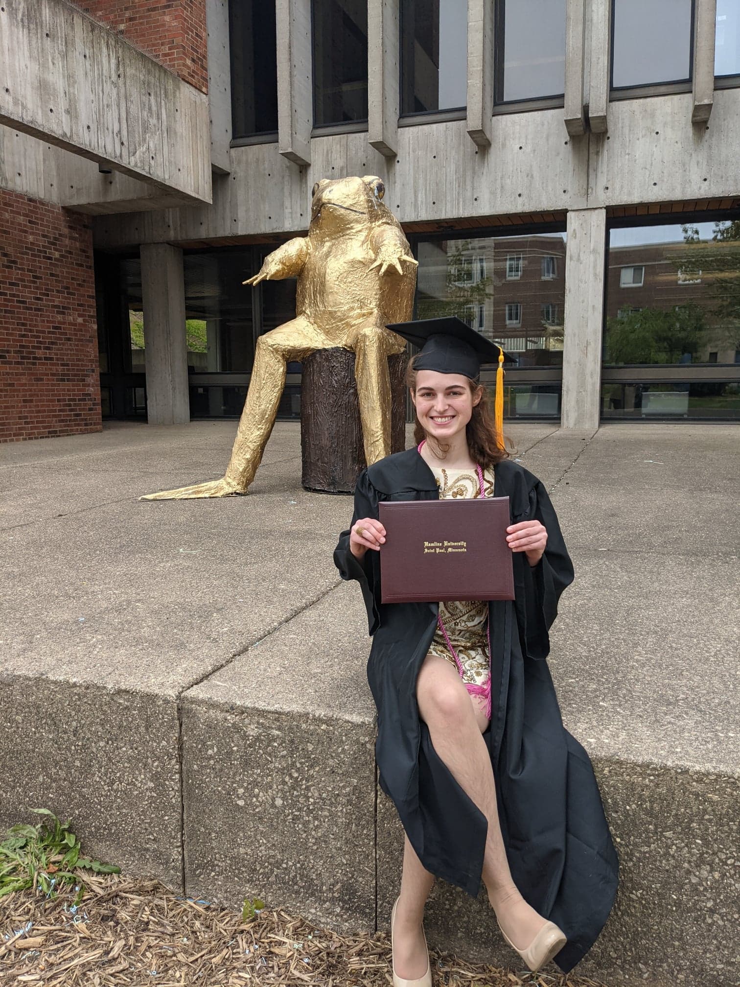 Sarah Sawyer Hamline Commencement, 2021, image 018