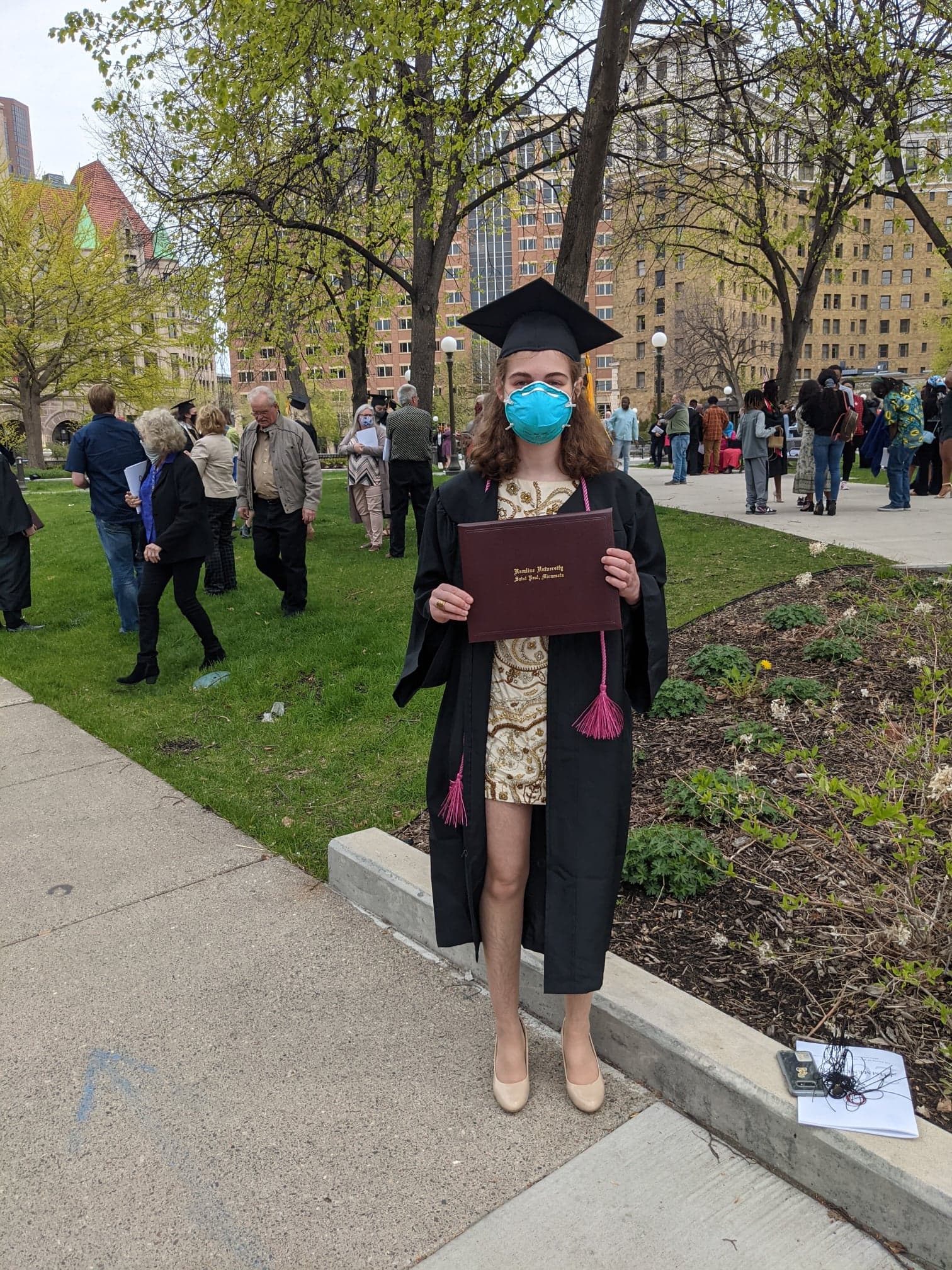 Sarah Sawyer Hamline Commencement, 2021, image 019