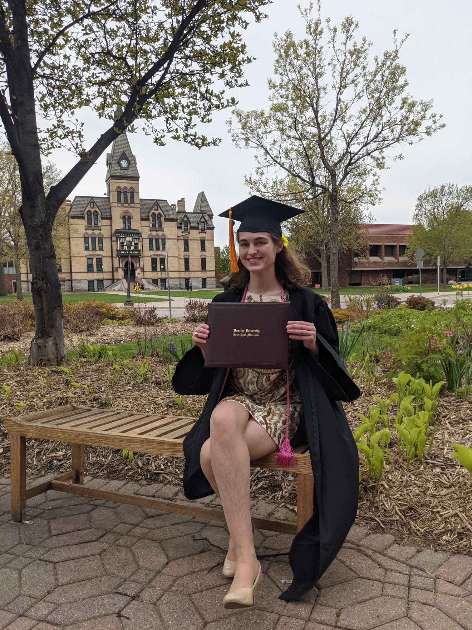 Sarah Sawyer Hamline Commencement, 2021, image 020