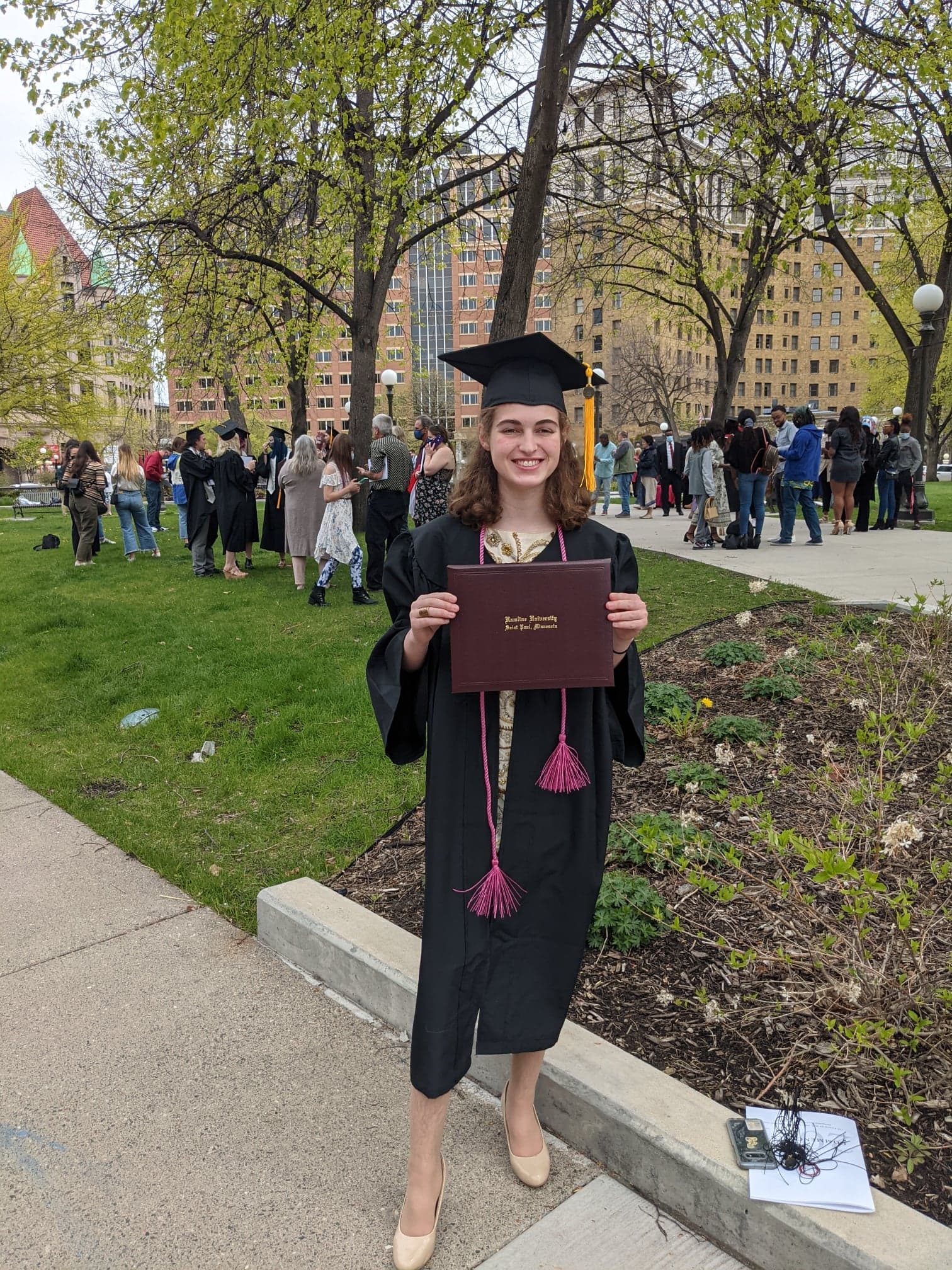 Sarah Sawyer Hamline Commencement, 2021, image 022