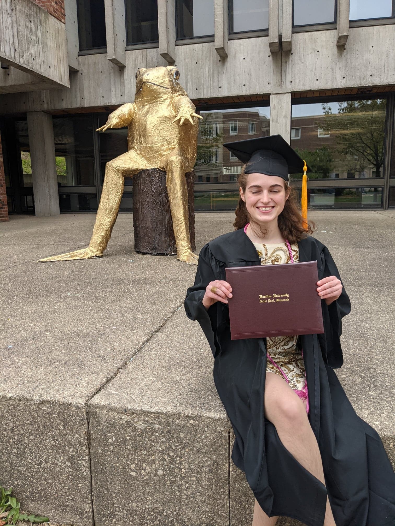 Sarah Sawyer Hamline Commencement, 2021, image 024