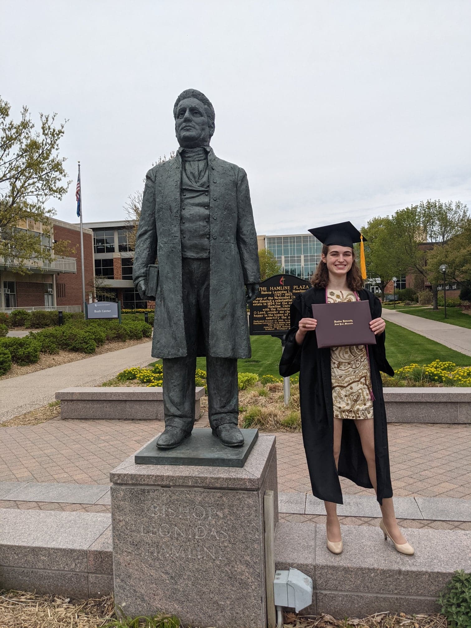 Sarah Sawyer Hamline Commencement, 2021, image 025