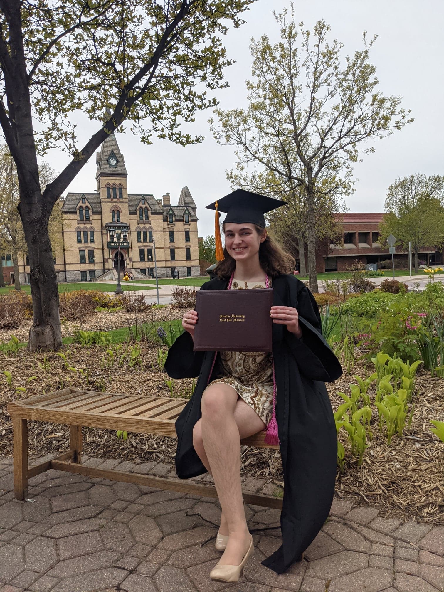 Sarah Sawyer Hamline Commencement, 2021, image 026