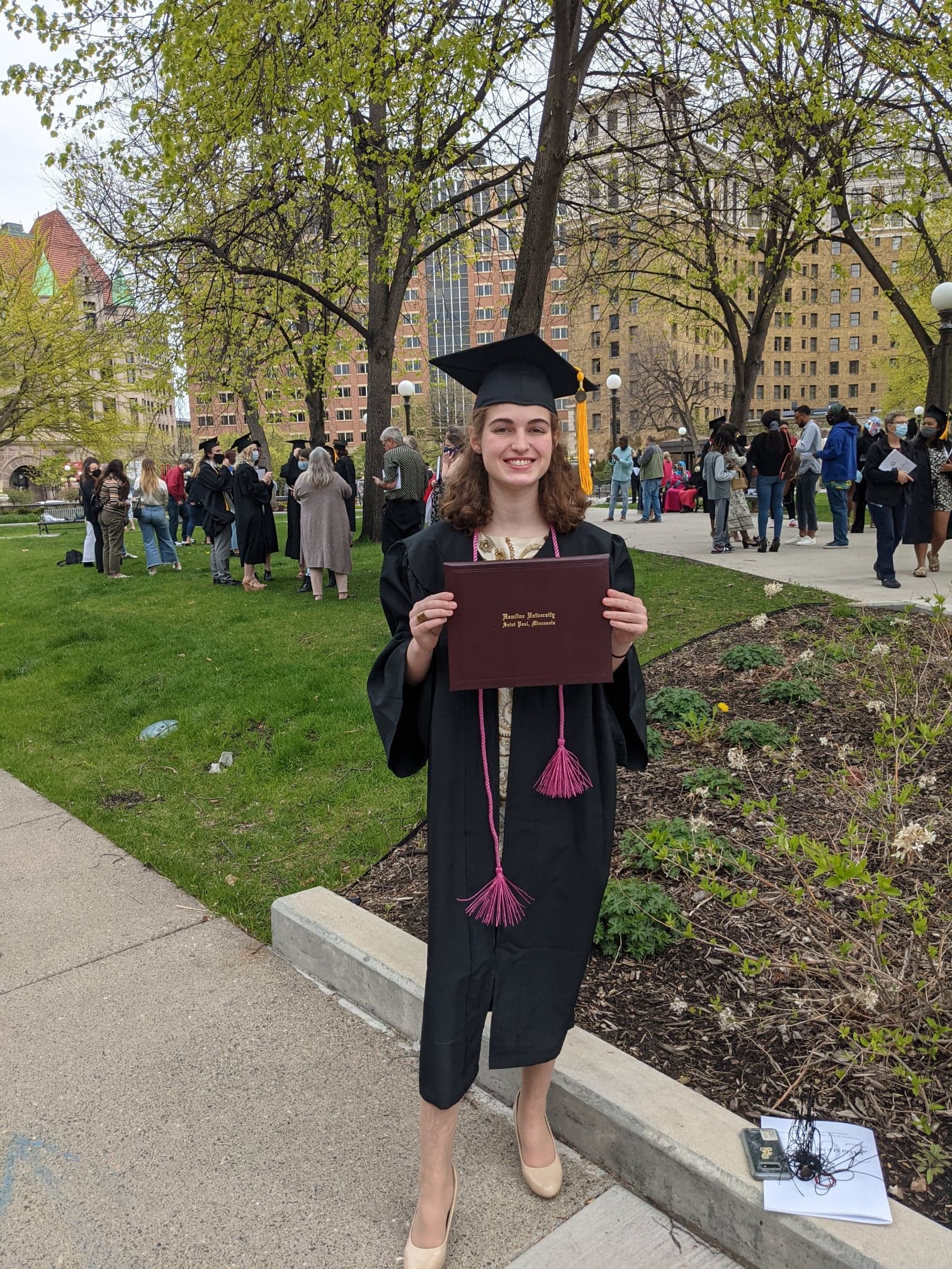 Sarah Sawyer Hamline Commencement, 2021, image 029