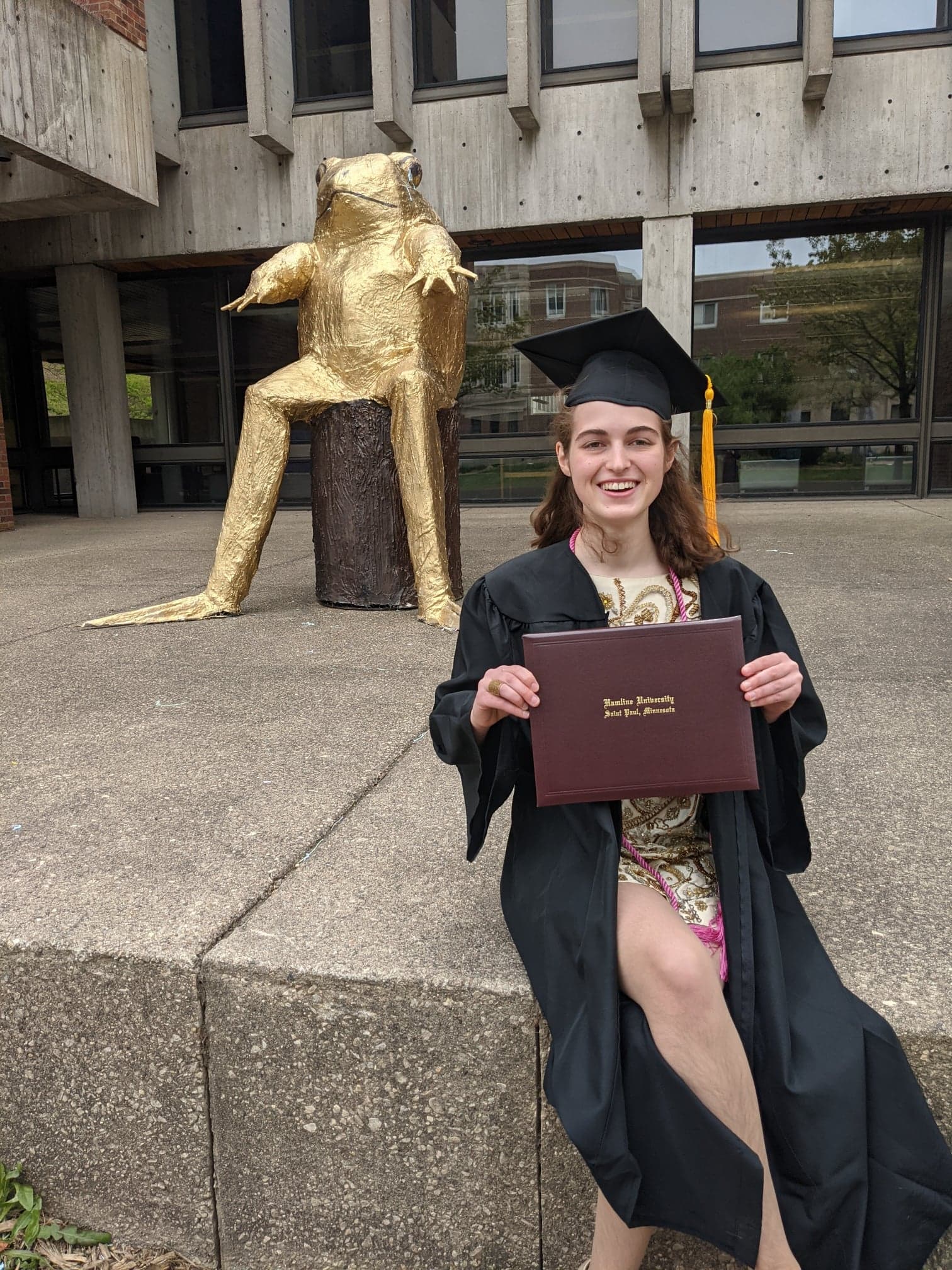 Sarah Sawyer Hamline Commencement, 2021, image 031