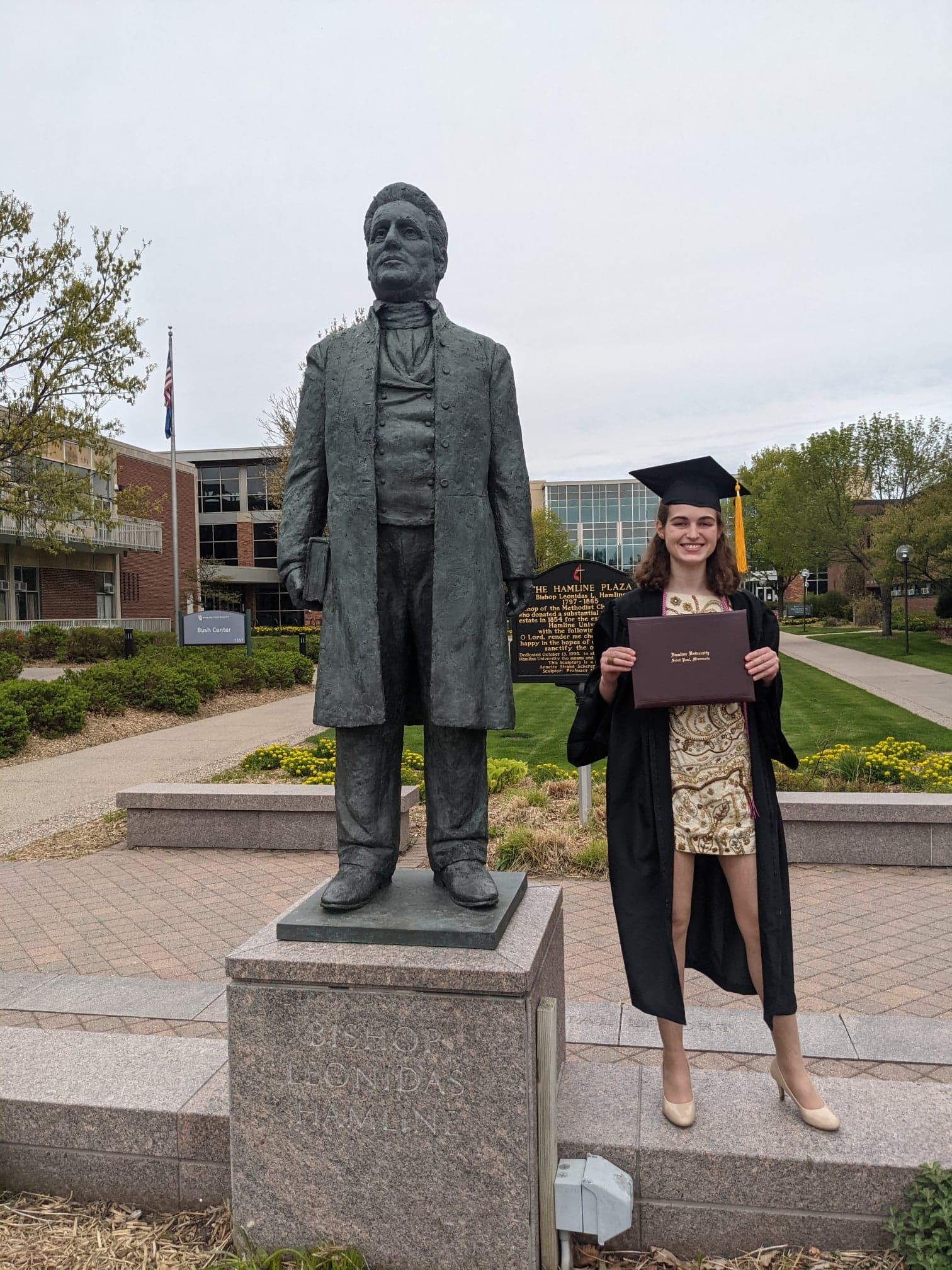 Sarah Sawyer Hamline Commencement, 2021, image 033