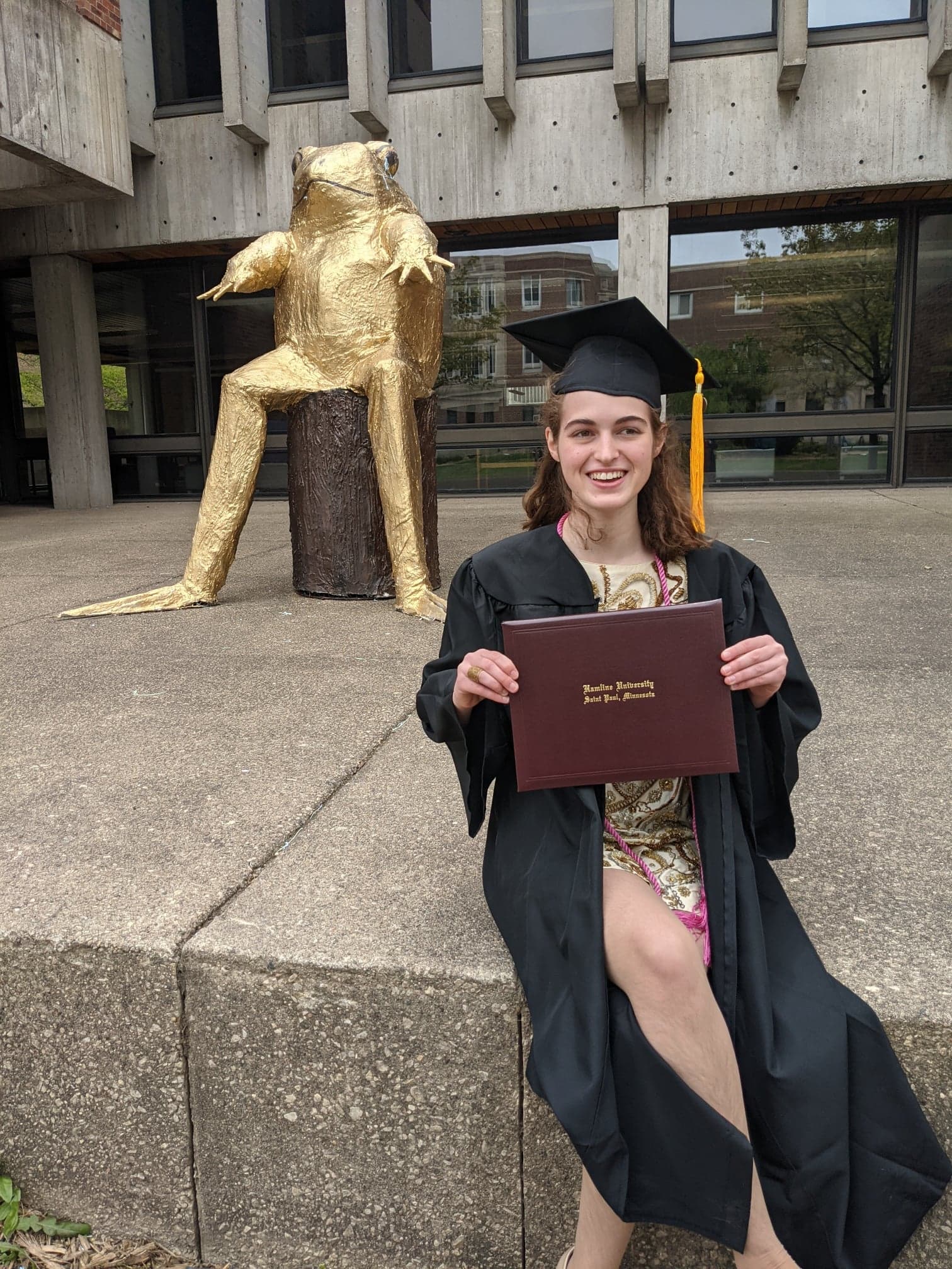 Sarah Sawyer Hamline Commencement, 2021, image 034