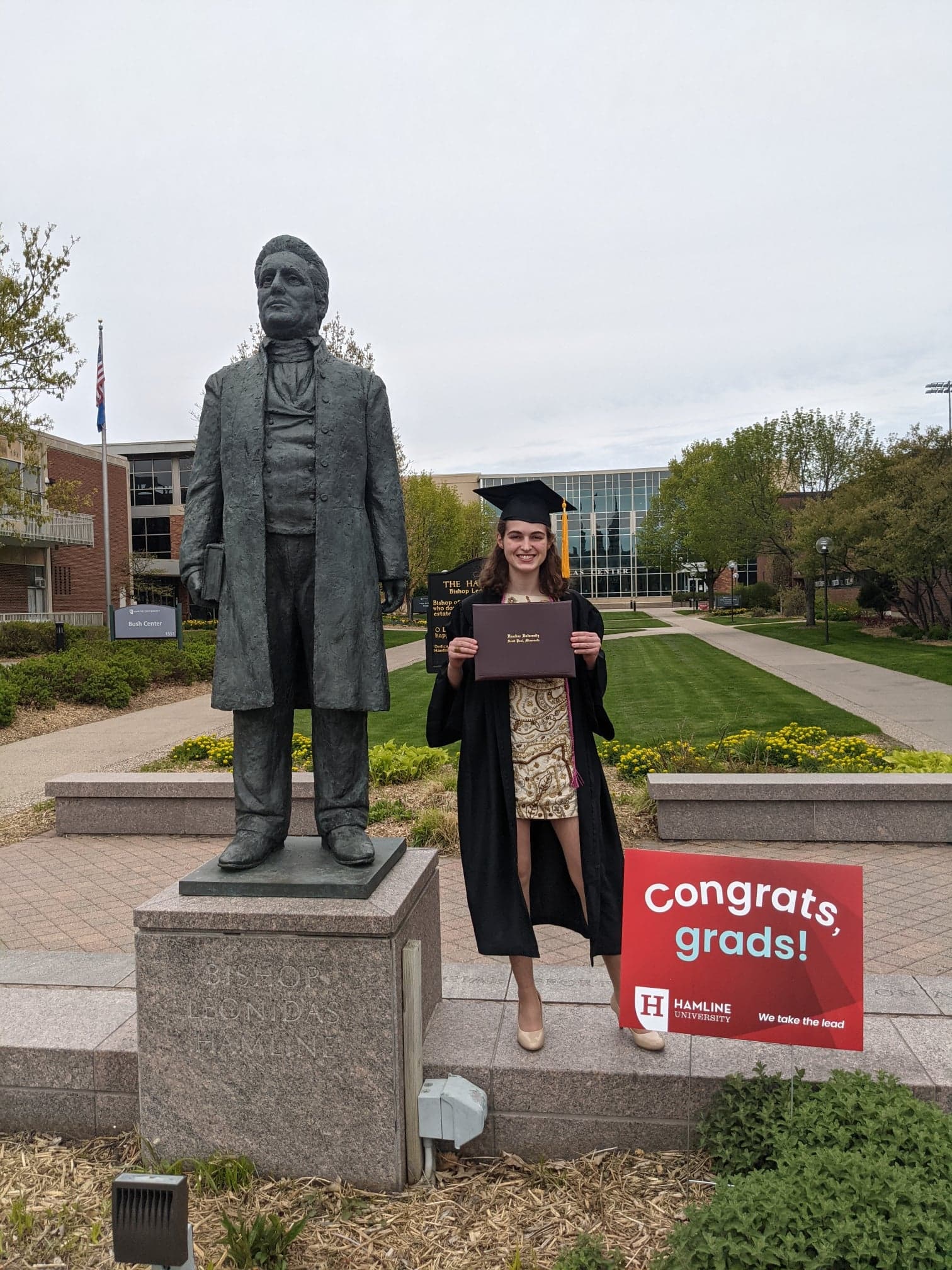 Sarah Sawyer Hamline Commencement, 2021, image 038