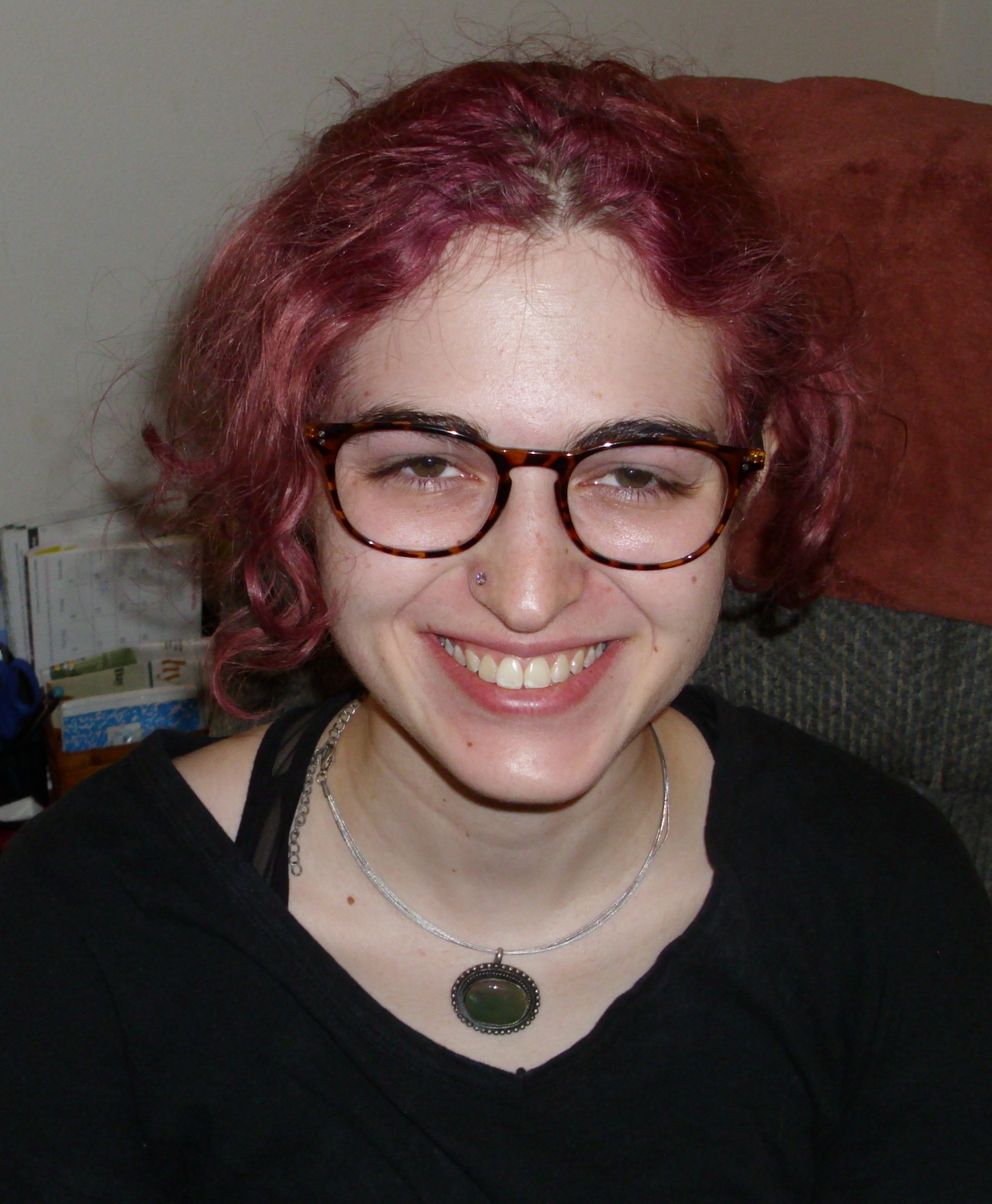 Sarah Sawyer with glasses, 2022-05-15