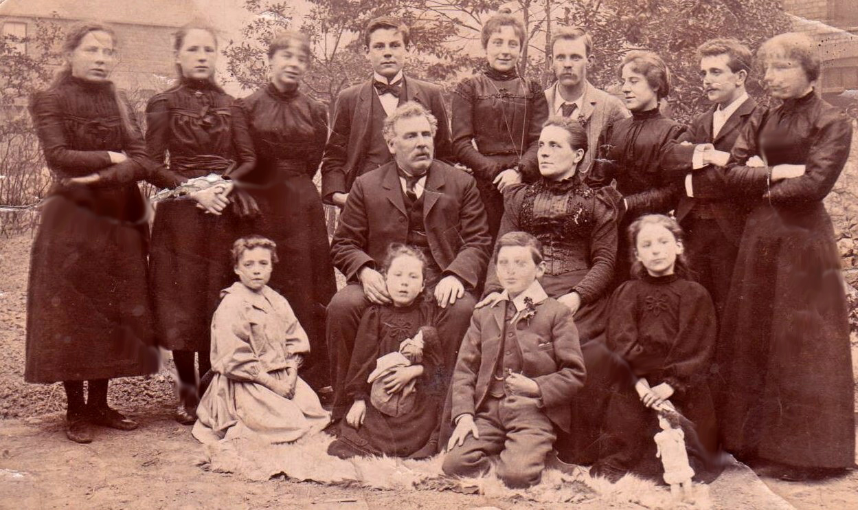 Shadrach and Jane Stephenson Family, Menorah House, 102 Doncaster Road, Mexborough