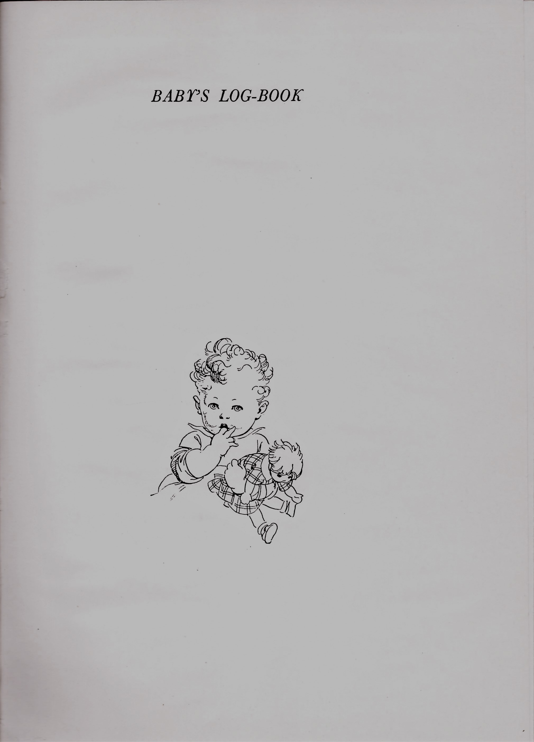 David Stephen Watts Babys Log Book page 01