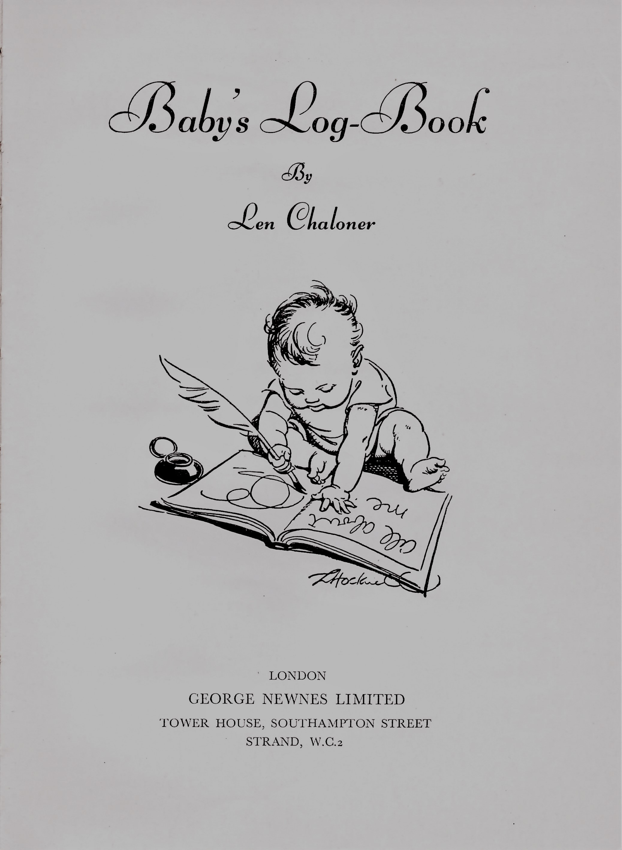 David Stephen Watts Babys Log Book page 03