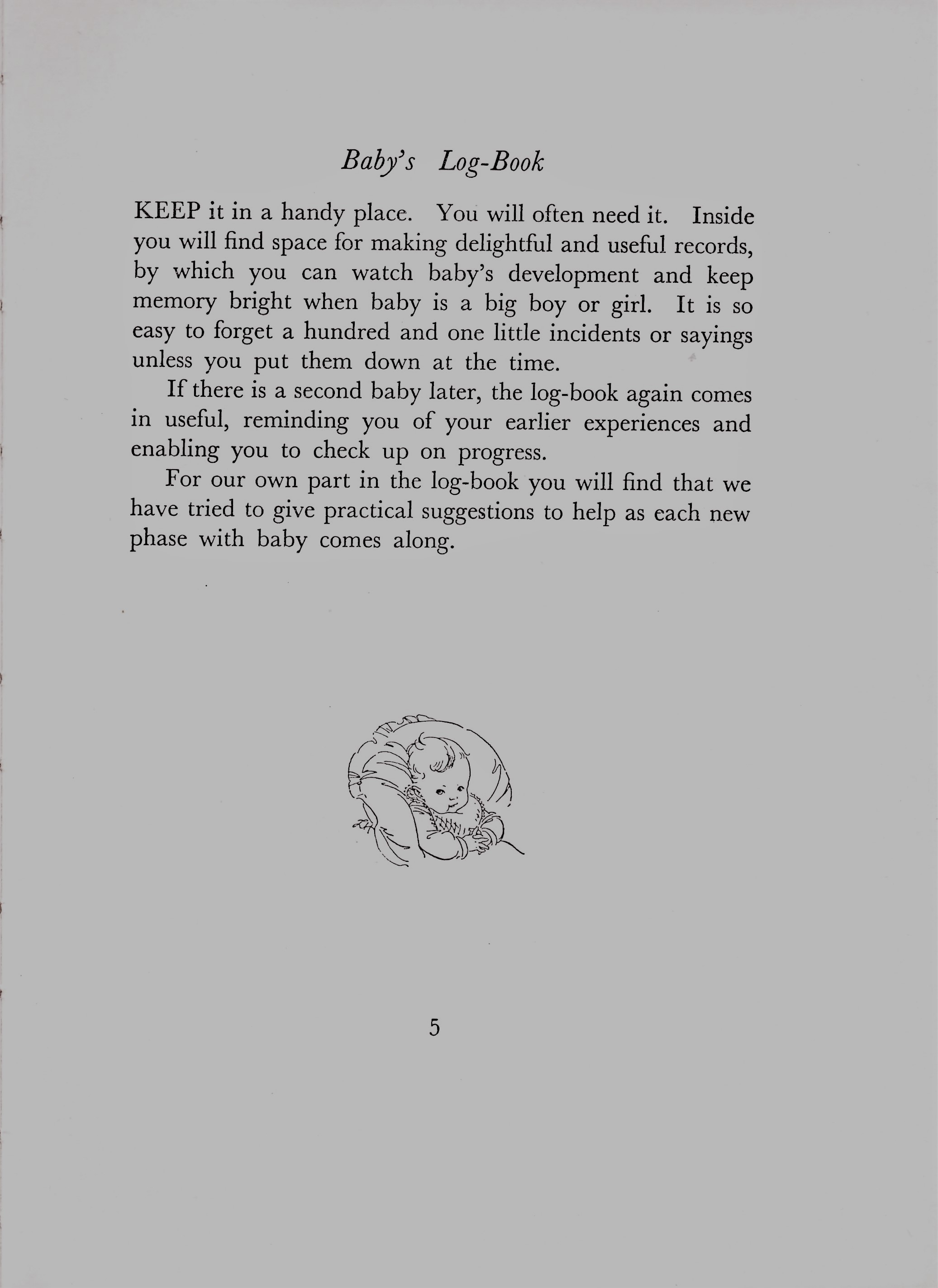 David Stephen Watts Babys Log Book page 05