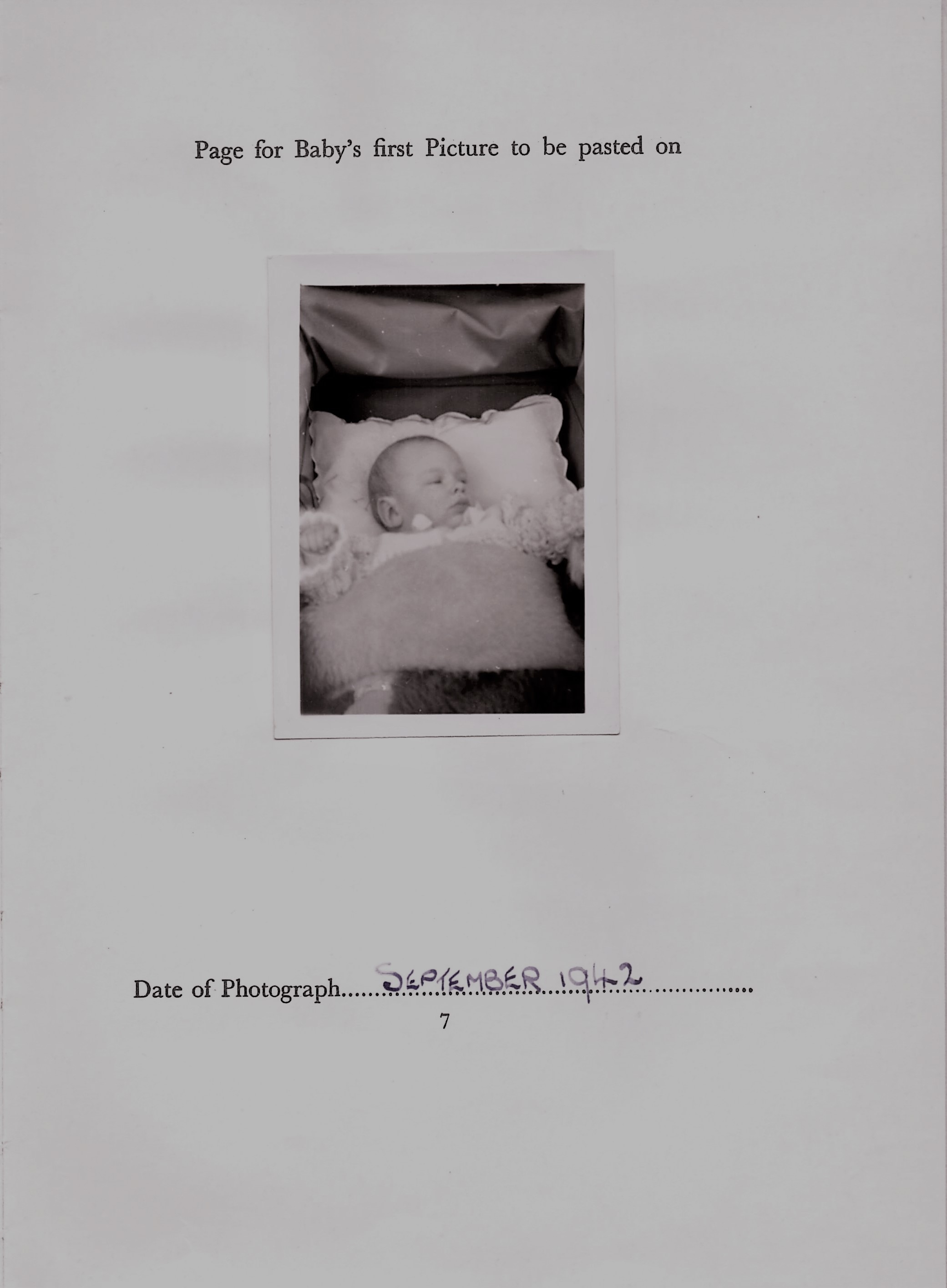David Stephen Watts Babys Log Book page 07