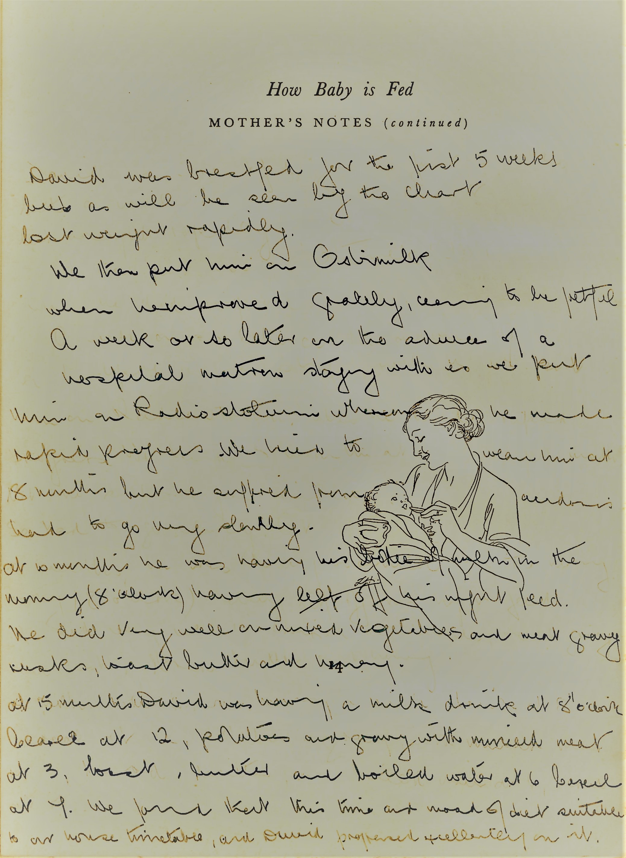David Stephen Watts Babys Log Book page 14