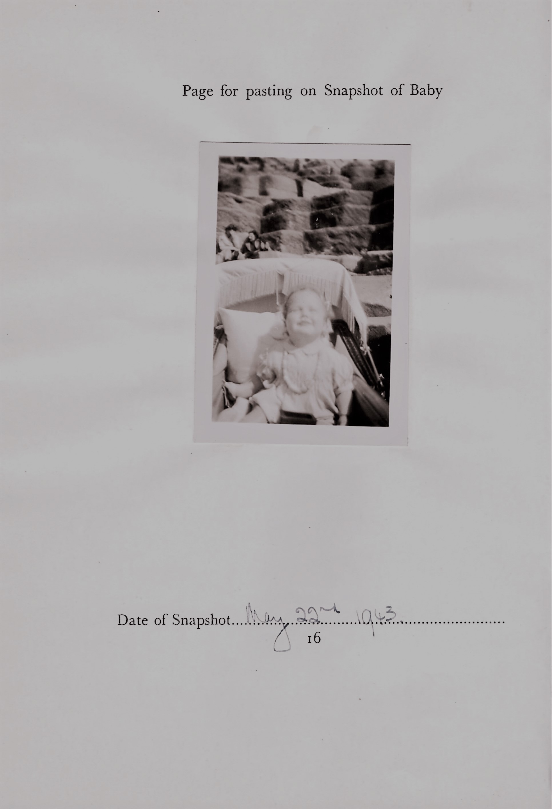 David Stephen Watts Babys Log Book page 16