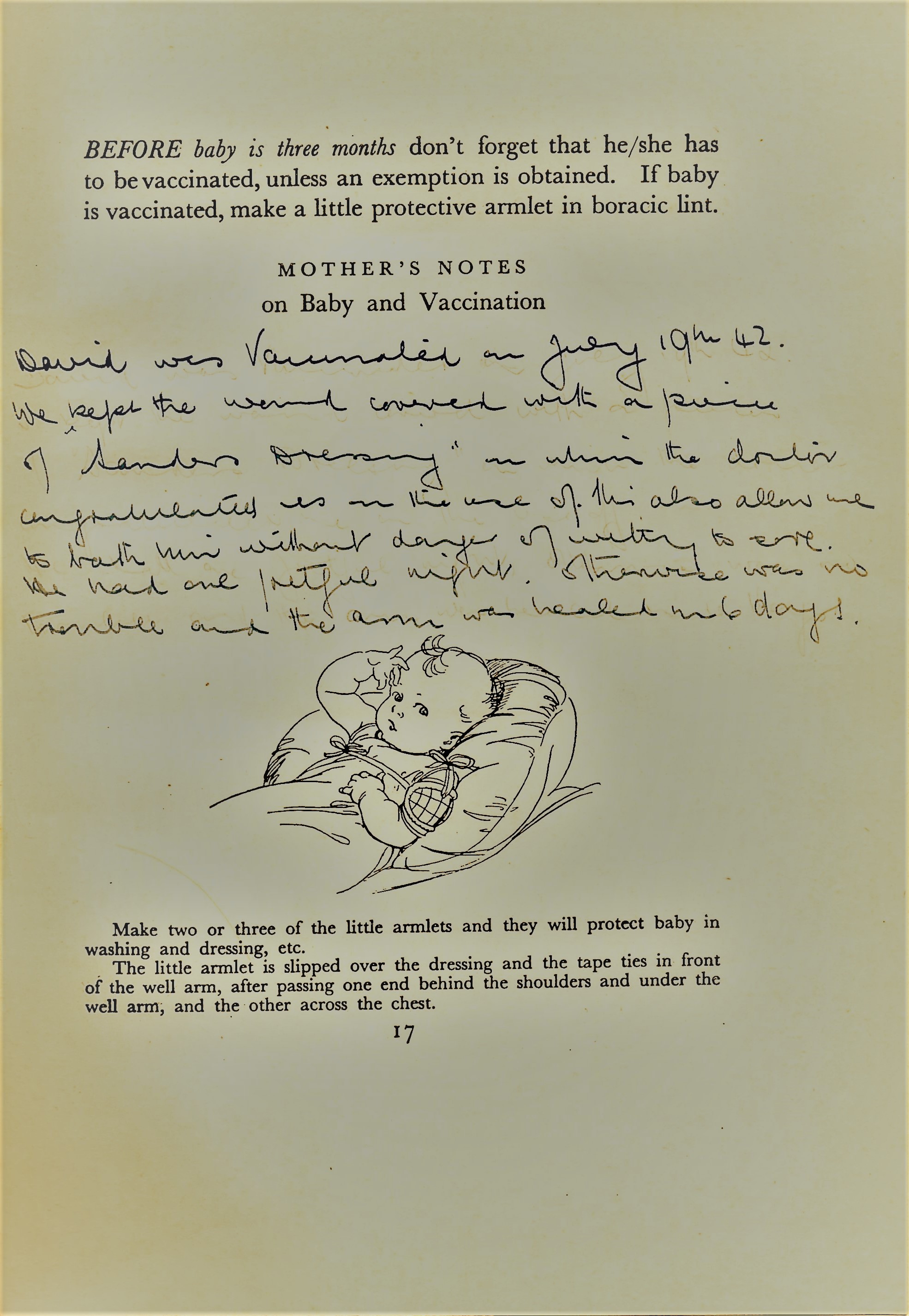 David Stephen Watts Babys Log Book page 17