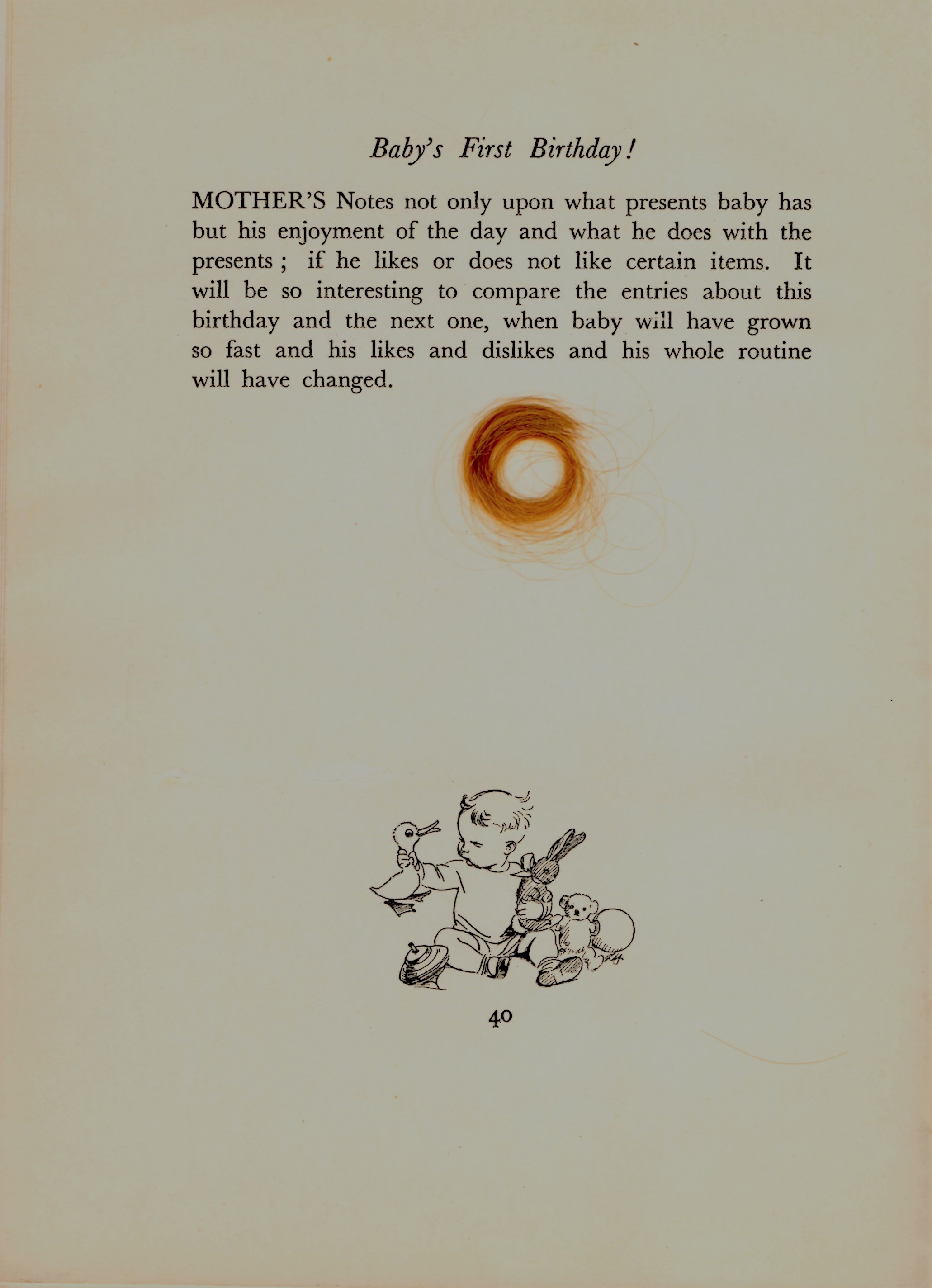 David Stephen Watts Babys Log Book page 40