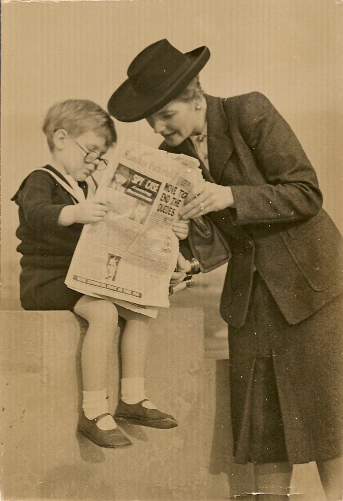 David Stephen, boy, and mother Hephzibah Watts