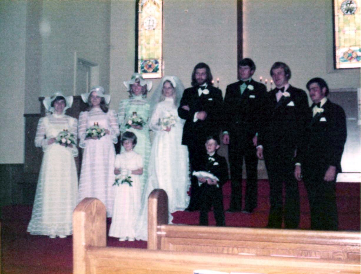 Dennis and Debbi Fletcher Wedding Party