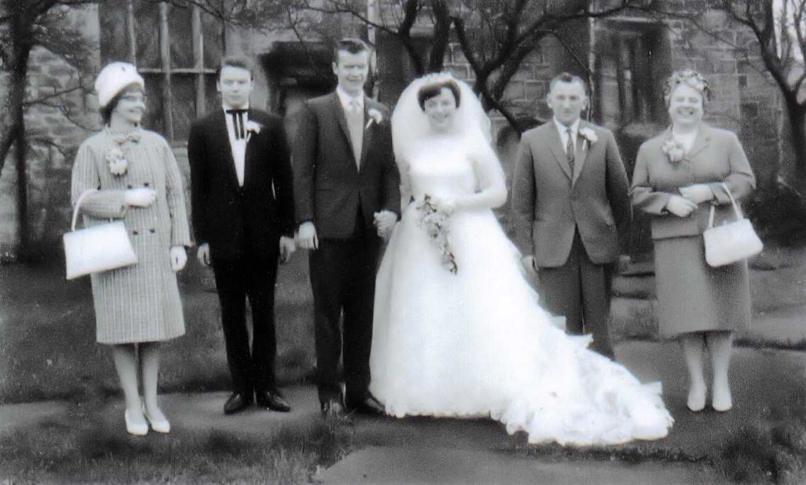 Frederick and Linda Carr Wedding Party