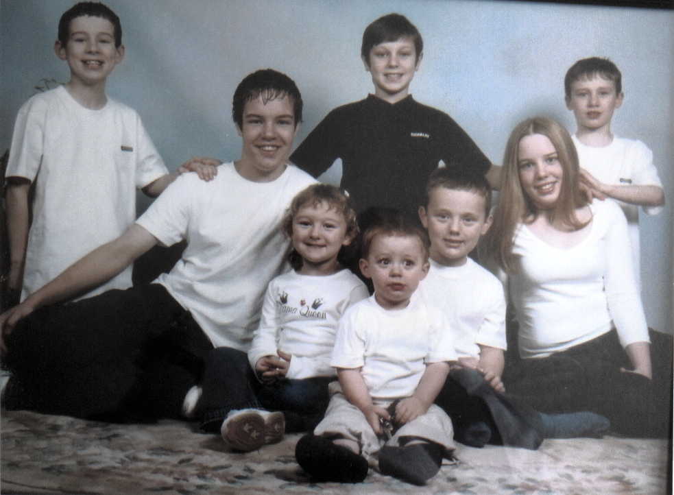 John and Sheila Booth's Grandchildren, Christmas, 2004