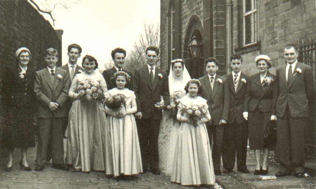 John and Sheila Booth Wedding Party