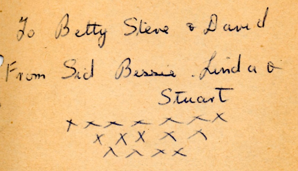 Many Happy Days 1958 from Sidney Young Family signed