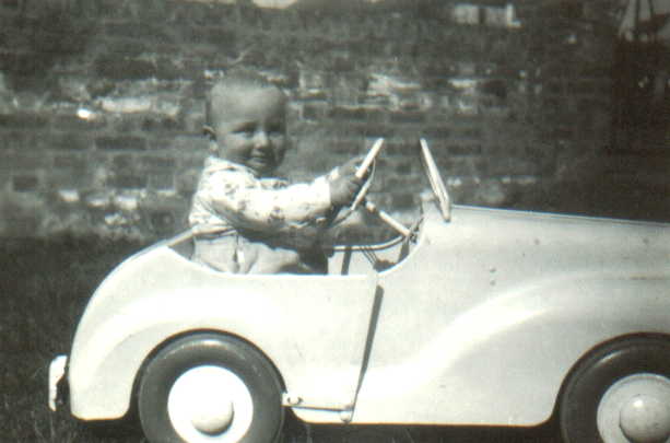Peter Jolliffe going for a run, 1 year