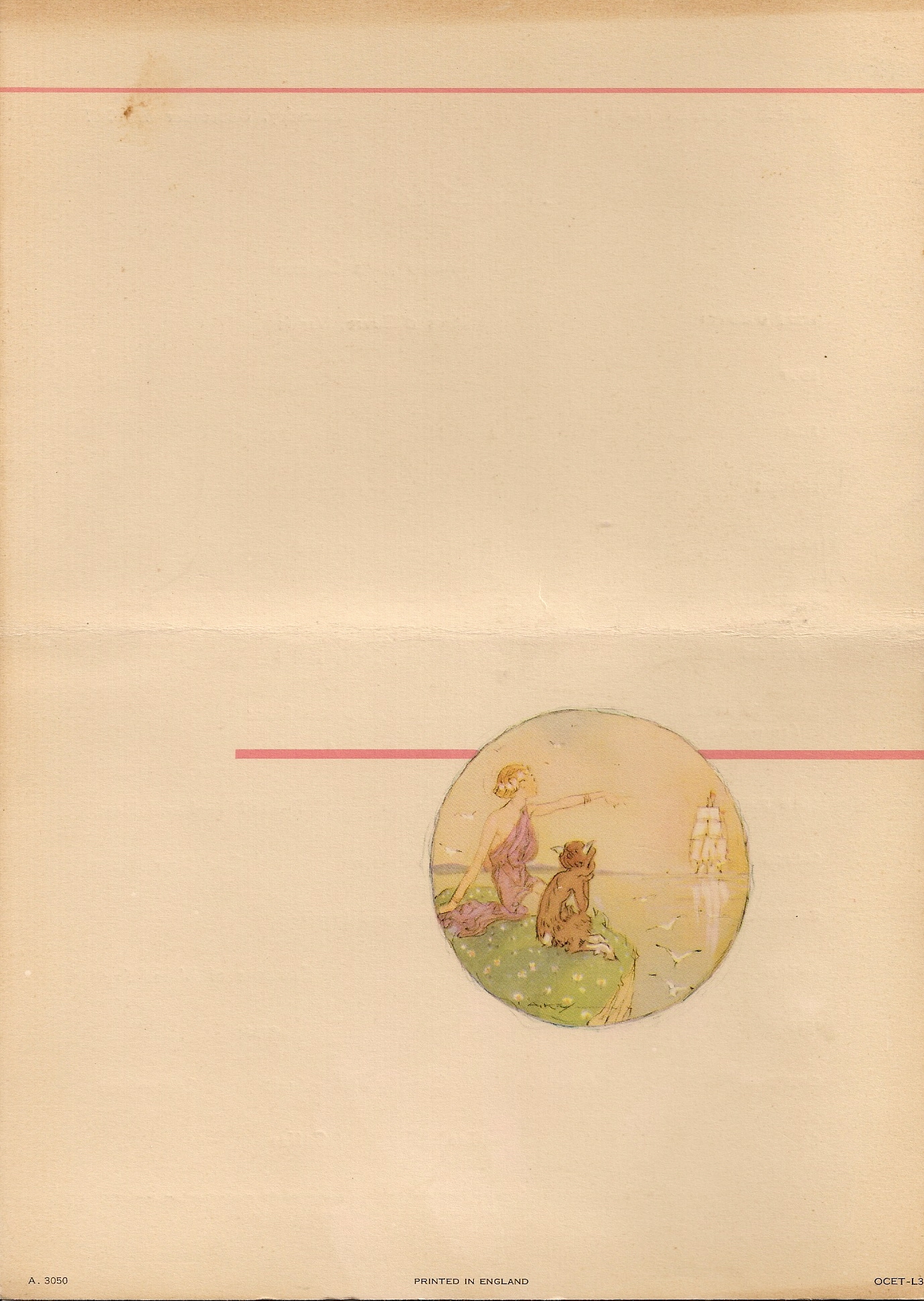R.M.S. Queen Mary Luncheon Menu, Dec. 4, 1947, back