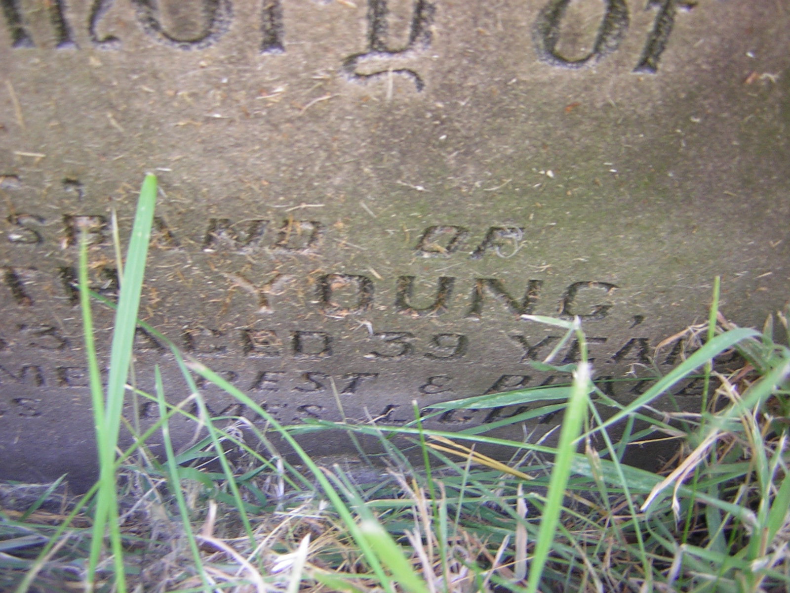 Samuel Young's (Died 1943) Gravestone from Craig Mollekin