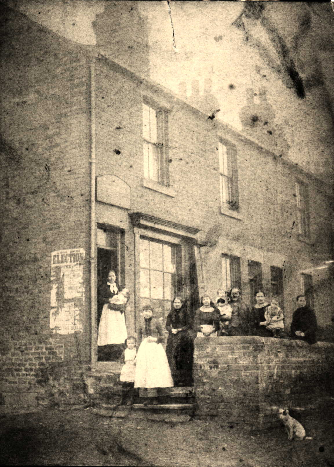 Sarah Jones and Hephzibah Jones at Swinton Store