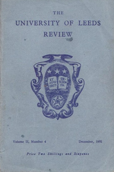 Shadrach Stephenson in University Of Leeds Review - cover