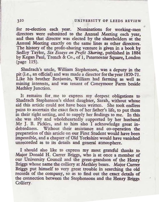 Shadrach Stephenson in University Of Leeds Review - page 310