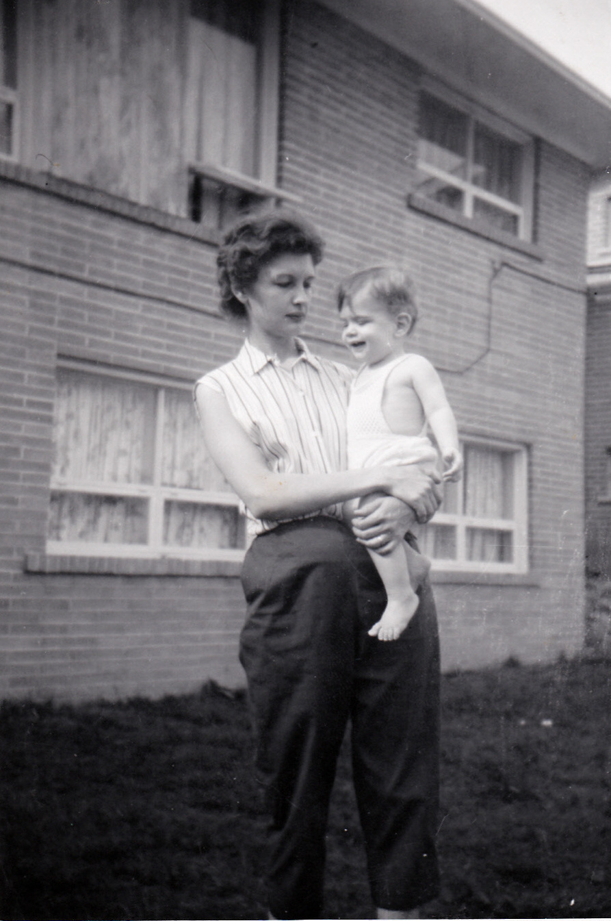 Shirlesy and Bruce Ponceby, March, 1959
