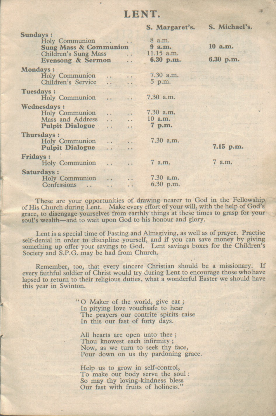 Swinton Parish Magazine, February, 1951, page  3
