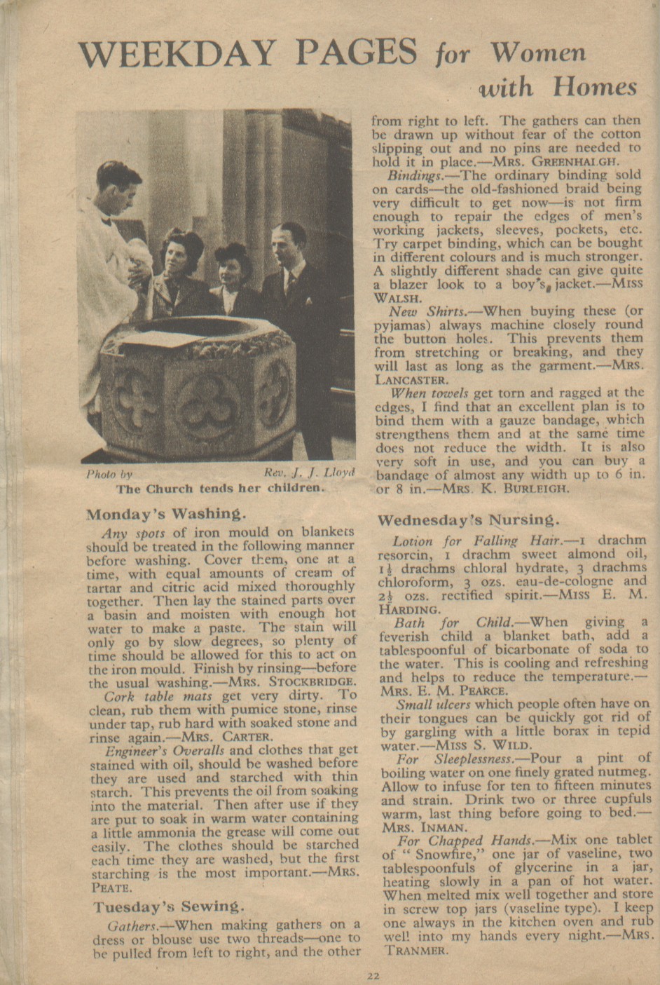 Swinton Parish Magazine, February, 1951, page 10