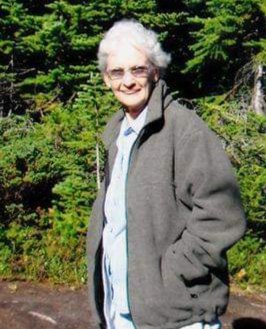 Shirley Ponceby with coat